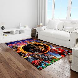 band iron maiden music carpet rectangle area rug for living room bedroom decor light room im27