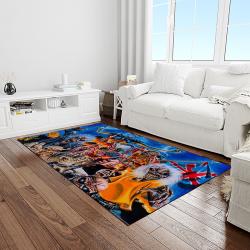 band iron maiden music carpet rectangle area rug for living room bedroom decor light room im28