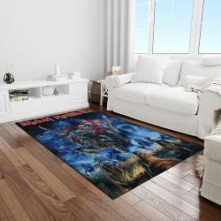 band iron maiden music carpet rectangle area rug for living room bedroom decor light room im31