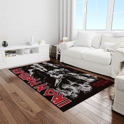 band iron maiden music carpet rectangle area rug for living room bedroom decor light room im33