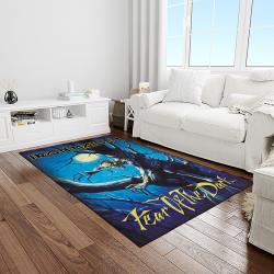band iron maiden music carpet rectangle area rug for living room bedroom decor light room im37