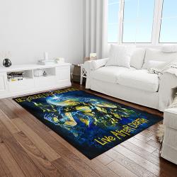 band iron maiden music carpet rectangle area rug for living room bedroom decor light room im38