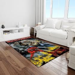 band iron maiden music carpet rectangle area rug for living room bedroom decor light room im39