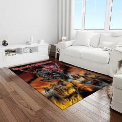 band iron maiden music carpet rectangle area rug for living room bedroom decor light room im41