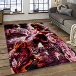 band led zeppelin music carpet rectangle area rug for living room bedroom decor dark room lz01