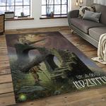 band led zeppelin music carpet rectangle area rug for living room bedroom decor dark room lz08