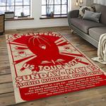 band led zeppelin music carpet rectangle area rug for living room bedroom decor dark room lz14