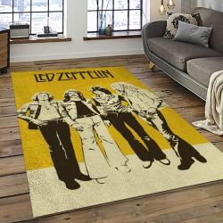 Band Led Zeppelin Music Carpet Rectangle Area Rug For Living Room Bedroom Decor LZ17