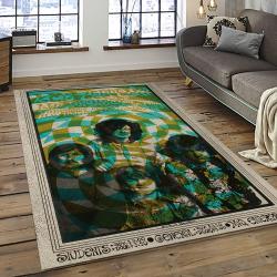 Band Led Zeppelin Music Carpet Rectangle Area Rug For Living Room Bedroom Decor LZ18