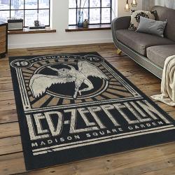 Band Led Zeppelin Music Carpet Rectangle Area Rug For Living Room Bedroom Decor LZ30