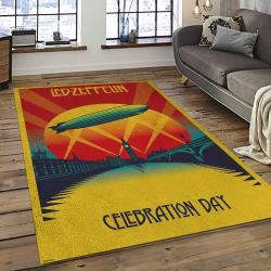 Band Led Zeppelin Music Carpet Rectangle Area Rug For Living Room Bedroom Decor LZ47