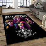 band led zeppelin music carpet rectangle area rug for living room bedroom decor dark room lz48