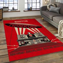 Band Led Zeppelin Music Carpet Rectangle Area Rug For Living Room Bedroom Decor LZ49