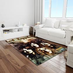 band led zeppelin music carpet rectangle area rug for living room bedroom decor light room lz04