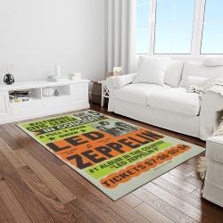 band led zeppelin music carpet rectangle area rug for living room bedroom decor light room lz11
