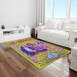 band led zeppelin music carpet rectangle area rug for living room bedroom decor light room lz16
