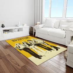 band led zeppelin music carpet rectangle area rug for living room bedroom decor light room lz17