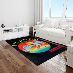 band led zeppelin music carpet rectangle area rug for living room bedroom decor light room lz21