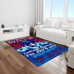 band led zeppelin music carpet rectangle area rug for living room bedroom decor light room lz27