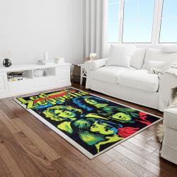 band led zeppelin music carpet rectangle area rug for living room bedroom decor light room lz37