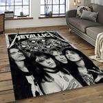 band metallica music carpet rectangle area rug for living room bedroom decor dark room ma05