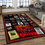 band metallica music carpet rectangle area rug for living room bedroom decor dark room ma09