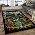 band metallica music carpet rectangle area rug for living room bedroom decor dark room ma13