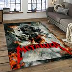 band metallica music carpet rectangle area rug for living room bedroom decor dark room ma31