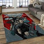 band metallica music carpet rectangle area rug for living room bedroom decor dark room ma43
