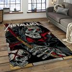 band metallica music carpet rectangle area rug for living room bedroom decor dark room ma50