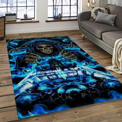 Band Metallica Music Carpet Rectangle Area Rug For Living Room Bedroom Decor MA54