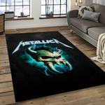 band metallica music carpet rectangle area rug for living room bedroom decor dark room ma56