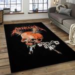 band metallica music carpet rectangle area rug for living room bedroom decor dark room ma57