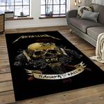 band metallica music carpet rectangle area rug for living room bedroom decor dark room ma58