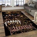 band metallica music carpet rectangle area rug for living room bedroom decor dark room ma60