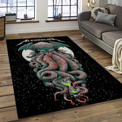 Band Metallica Music Carpet Rectangle Area Rug For Living Room Bedroom Decor MA62