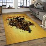 band metallica music carpet rectangle area rug for living room bedroom decor dark room ma63