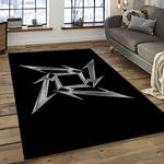 band metallica music carpet rectangle area rug for living room bedroom decor dark room ma69