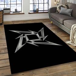 Band Metallica Music Carpet Rectangle Area Rug For Living Room Bedroom Decor MA69