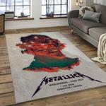 band metallica music carpet rectangle area rug for living room bedroom decor dark room ma78
