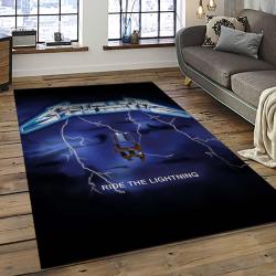 Band Metallica Music Carpet Rectangle Area Rug For Living Room Bedroom Decor MA84