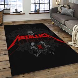 Band Metallica Music Carpet Rectangle Area Rug For Living Room Bedroom Decor MA85