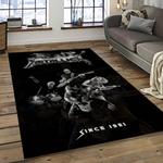 band metallica music carpet rectangle area rug for living room bedroom decor dark room ma86