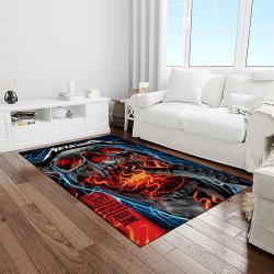 band metallica music carpet rectangle area rug for living room bedroom decor light room ma48