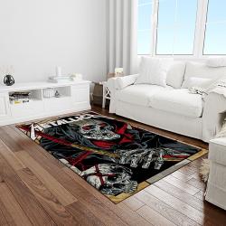 band metallica music carpet rectangle area rug for living room bedroom decor light room ma50