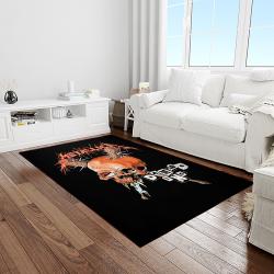 band metallica music carpet rectangle area rug for living room bedroom decor light room ma57