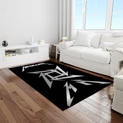 band metallica music carpet rectangle area rug for living room bedroom decor light room ma81