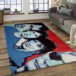 band the rolling stones music carpet rectangle area rug for living room bedroom decor dark room trs06