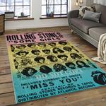 band the rolling stones music carpet rectangle area rug for living room bedroom decor dark room trs07
