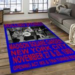 band the rolling stones music carpet rectangle area rug for living room bedroom decor dark room trs08